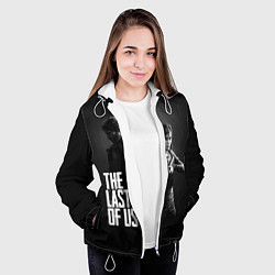 Куртка с капюшоном женская The Last of Us: Black Style, цвет: 3D-белый — фото 2