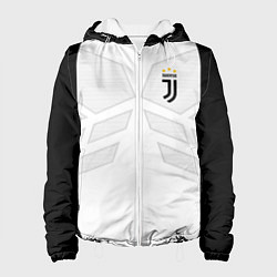 Куртка с капюшоном женская JUVENTUS SPORT, цвет: 3D-белый