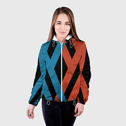 Куртка с капюшоном женская Darling in the Franxx, цвет: 3D-белый — фото 2