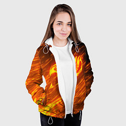 Куртка с капюшоном женская NATSU DRAGNEEL, цвет: 3D-белый — фото 2