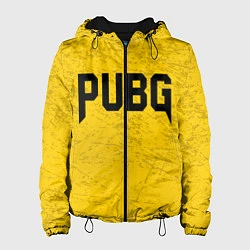 Куртка с капюшоном женская PUBG: Quake Style, цвет: 3D-черный