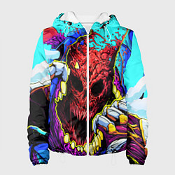 Куртка с капюшоном женская CS:GO Hyper Beast, цвет: 3D-белый