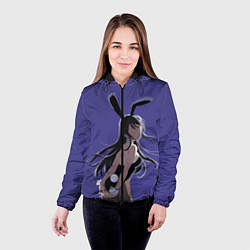 Куртка с капюшоном женская Senpai Girl, цвет: 3D-черный — фото 2