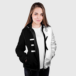 Куртка с капюшоном женская Егор Крид: ЕК, цвет: 3D-черный — фото 2