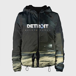 Куртка с капюшоном женская Detroit: Become Human, цвет: 3D-черный