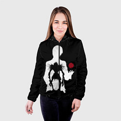 Куртка с капюшоном женская Рюк в свете, цвет: 3D-черный — фото 2