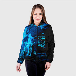 Куртка с капюшоном женская Сектор Газа, цвет: 3D-черный — фото 2