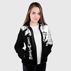 Куртка с капюшоном женская ЧЁРНЫЙ КЛЕВЕР, цвет: 3D-черный — фото 2