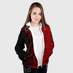 Куртка с капюшоном женская Overlord, цвет: 3D-белый — фото 2