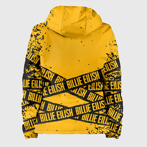Женская куртка BILLIE EILISH: Yellow Tape / 3D-Черный – фото 2