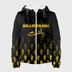 Куртка с капюшоном женская Billie Eilish: Yellow & Black Autograph, цвет: 3D-белый