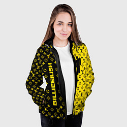 Куртка с капюшоном женская BILLIE EILISH x LV Yellow, цвет: 3D-черный — фото 2