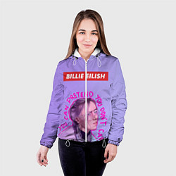 Куртка с капюшоном женская Billie Eilish, цвет: 3D-белый — фото 2