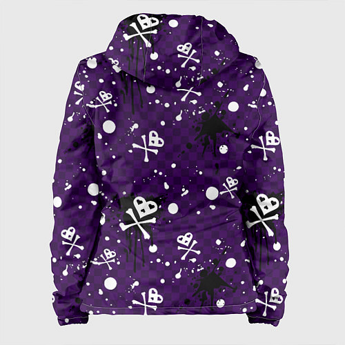 Женская куртка Эмо 2007 фиолетовый фон / 3D-Черный – фото 2