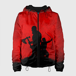 Куртка с капюшоном женская God of War, цвет: 3D-черный