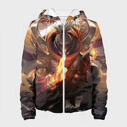 Куртка с капюшоном женская League Of Legends Джакс, цвет: 3D-белый