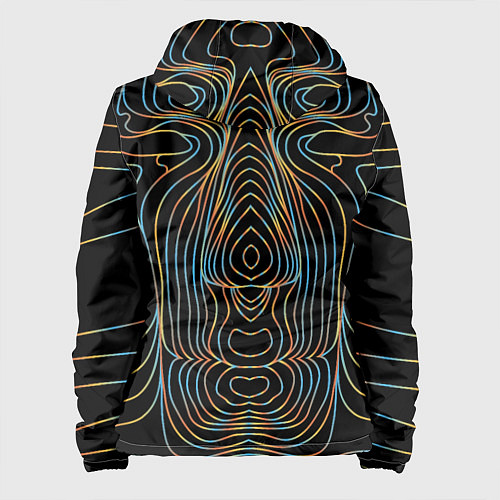 Женская куртка Неоновое свечение / 3D-Черный – фото 2