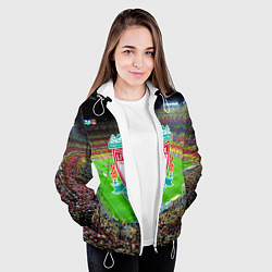 Куртка с капюшоном женская FC Liverpool, цвет: 3D-белый — фото 2