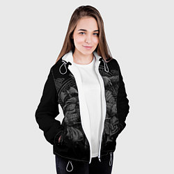 Куртка с капюшоном женская Викинг, цвет: 3D-белый — фото 2