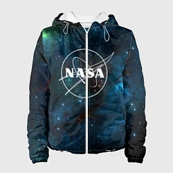 Куртка с капюшоном женская NASA, цвет: 3D-белый