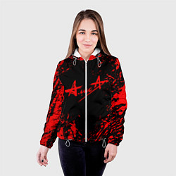 Куртка с капюшоном женская АлисА, цвет: 3D-белый — фото 2