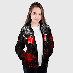 Куртка с капюшоном женская АРИЯ, цвет: 3D-черный — фото 2