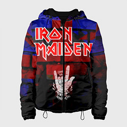 Куртка с капюшоном женская Iron Maiden, цвет: 3D-черный