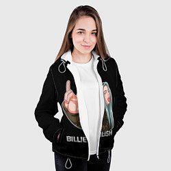 Куртка с капюшоном женская BILLIE EILISH, цвет: 3D-белый — фото 2