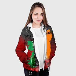 Куртка с капюшоном женская Конор, цвет: 3D-белый — фото 2