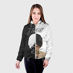 Куртка с капюшоном женская Dzhizus, цвет: 3D-белый — фото 2