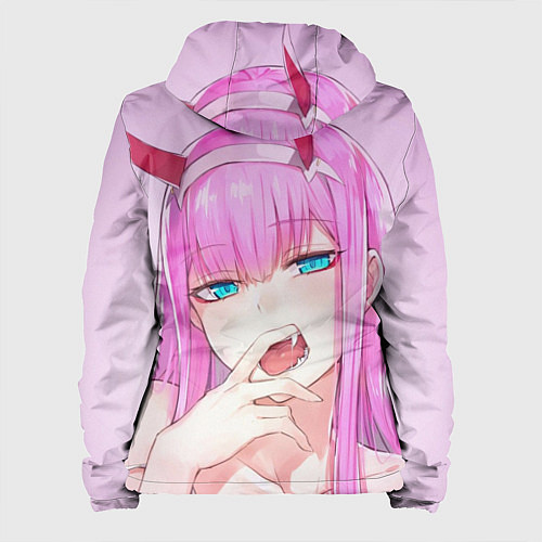 Женская куртка Ahegao / 3D-Черный – фото 2