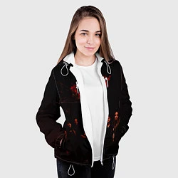 Куртка с капюшоном женская Korn, цвет: 3D-белый — фото 2