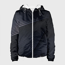 Куртка с капюшоном женская Минимализм, цвет: 3D-белый