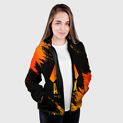 Куртка с капюшоном женская APEX LEGENDS, цвет: 3D-черный — фото 2