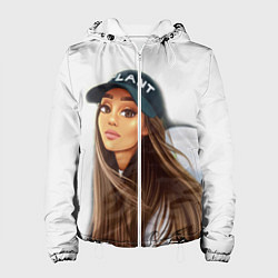 Куртка с капюшоном женская Ariana Grande Ариана Гранде, цвет: 3D-белый