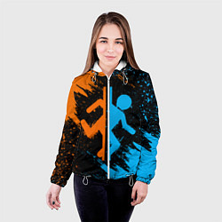 Куртка с капюшоном женская PORTAL, цвет: 3D-белый — фото 2