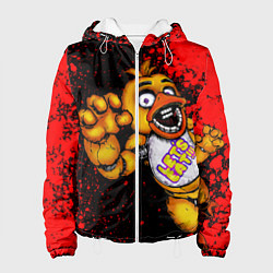 Куртка с капюшоном женская Five Nights At Freddy's, цвет: 3D-белый