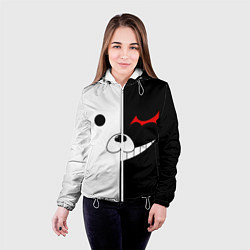 Куртка с капюшоном женская Monokuma, цвет: 3D-белый — фото 2