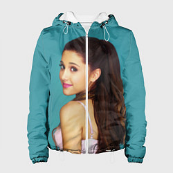 Куртка с капюшоном женская Ariana Grande Ариана Гранде, цвет: 3D-белый
