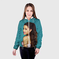 Куртка с капюшоном женская Ariana Grande Ариана Гранде, цвет: 3D-белый — фото 2
