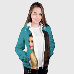 Куртка с капюшоном женская Ariana Grande Ариана Гранде, цвет: 3D-белый — фото 2