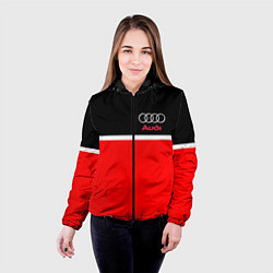 Куртка с капюшоном женская AUDI SPORT, цвет: 3D-черный — фото 2