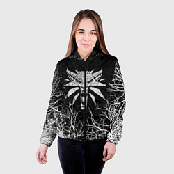 Куртка с капюшоном женская ВЕДЬМАК, цвет: 3D-черный — фото 2