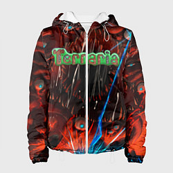 Куртка с капюшоном женская Terraria, цвет: 3D-белый