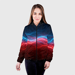 Куртка с капюшоном женская Огонь и лёд, цвет: 3D-черный — фото 2