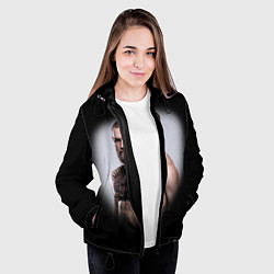 Куртка с капюшоном женская Conor McGregor, цвет: 3D-черный — фото 2