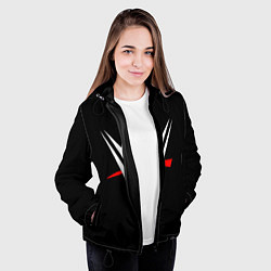 Куртка с капюшоном женская WWE, цвет: 3D-черный — фото 2