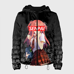 Куртка с капюшоном женская SENPAI ANIME, цвет: 3D-черный