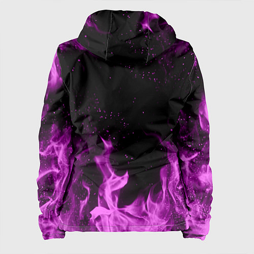 Женская куртка LIL PEEP FIRE / 3D-Черный – фото 2