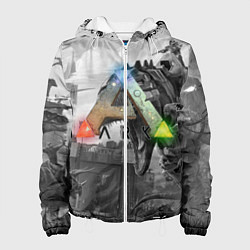 Куртка с капюшоном женская Ark Survival Evolved, цвет: 3D-белый